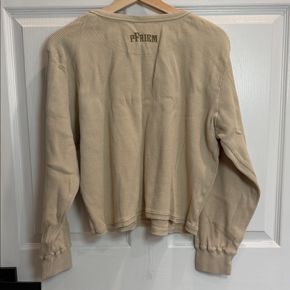 Beige Long Sleeve Top - Picture 3 of 3